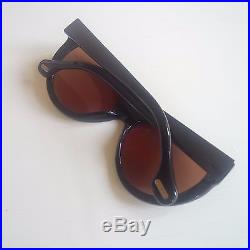 Tom Ford RARE Anouk TF57 Black Cat Eye Plastic Sunglasses withOlivia Palermo Photo