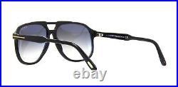 Tom Ford RAUL FT 0753 Black/Grey Shaded (01B) Sunglasses