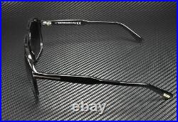 Tom Ford Raoul FT0753 01B Shiny Black Gradient Smoke 62 mm Men's Sunglasses