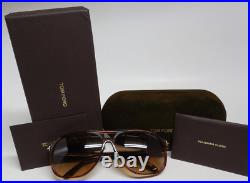 Tom Ford Raoul FT0753 53F Navigator Gradient Sunglasses Havana/Brown new