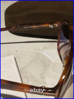 Tom Ford Raoul TF753 53F Oversized Aviator Sunglasses Brown Gradient men