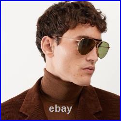 Tom Ford Raphael 02 FT0995 Aviator Sunglasses Gold Frame Green Lens Ships Today