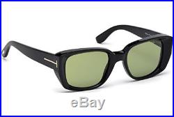 Tom Ford Raphael Sunglasses (Black Frame/GreenLens)