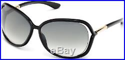 Tom Ford Raquel TF 0076 199 Black Gold / Grey Gradient Sunglasses NIB FT76