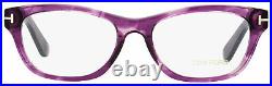 Tom Ford Rectangular Eyeglasses TF5425 081 Shiny Violet 53mm FT5425