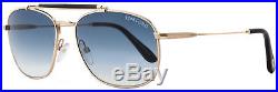Tom Ford Rectangular Sunglasses TF339 Marlon 28W Gold/Black FT0339