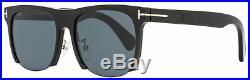 Tom Ford Rectangular Sunglasses TF550K 01A Black/Gold 56mm FT0550