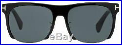 Tom Ford Rectangular Sunglasses TF550K 01A Black/Gold 56mm FT0550