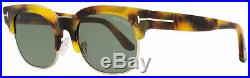 Tom Ford Rectangular Sunglasses TF597 Harry-02 55N Yellow Havana 51mm FT0597