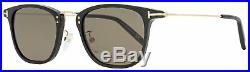 Tom Ford Rectangular Sunglasses TF672 Beau 01J Gold/Black 51mm FT0672