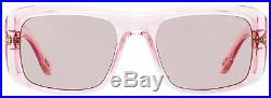 Tom Ford Rectangular Sunglasses TF731 Aristotle 72Y Transparent Pink 56mm FT0731
