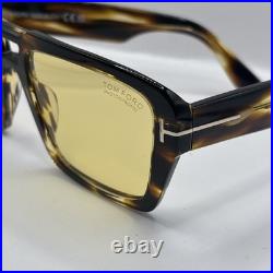 Tom Ford Redford FT1153 52E Dark Havana Brown 56 mm Sunglasses Photochromic