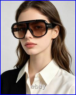Tom Ford Rellen FT1093 01E Sunglasses 71-7-120 Black Frame Orange Lens UV Shades
