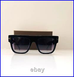 Tom Ford Renee TF847 01 Sunglasses Men's Black/Grey Gradient