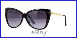 Tom Ford Reveka Tf512 01c Silver Mirror Black Sunglasses Titanium Gradient New