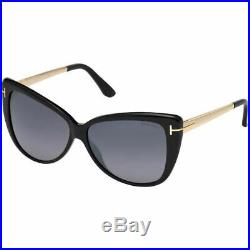 Tom Ford Reveka Women Sunglasses Black withGrey Lens FT0512 01C