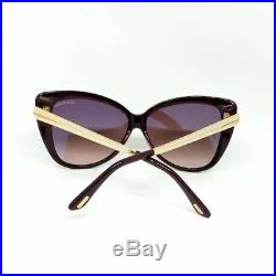 Tom Ford Reveka Women's Cat Eye Sunglasses Gradient Violet FT0512/S 81Z