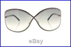 Tom Ford Rickie TF 179 01B Black & Gold / Gray Gradient Womens Sunglasses