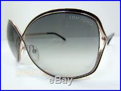 Tom Ford Rickie TF179 FT0179 Gold with Black 01B Authentic Designer Sunglasses NEW
