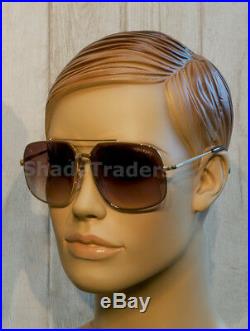 Tom Ford Ronnie Aviator Sunglasses Shiny Brown Gold Brown Gradient Ft 0439 48f