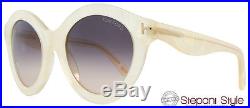 Tom Ford Round Sunglasses TF359 Chiara 21B Mother of Pearl FT0359