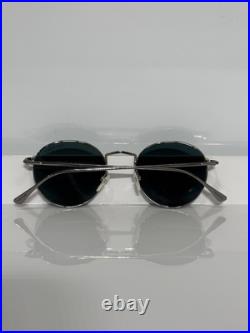 Tom Ford Ryan-02 TF649 14N Gunmetal Round Metal Unisex Sunglasses 50mm