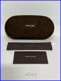 Tom Ford Ryan-02 TF649 14N Gunmetal Round Metal Unisex Sunglasses 50mm