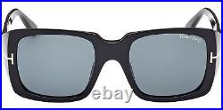 Tom Ford Ryder Black Square Sunglasses FT1035-01V-51 Made in Italy