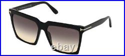 Tom Ford SABRINA-02 FT 0764 Black/Grey Shaded 58/16/140 women Sunglasses