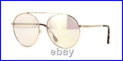 Tom Ford SIMONE 02 FT0571 28G Rose Gold Mirror Sunglasses Sonnenbrille Shades