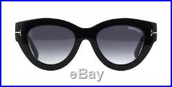 Tom Ford SLATER FT 0658 Black/Grey Shaded (01B D) Sunglasses