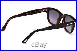 Tom Ford SNOWDON FT 0237 black havana/grey shaded (05B A) 52mm Sunglasses