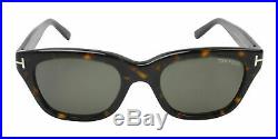Tom Ford SNOWDON FT 0237 shiny dark havana/grey green (52N) Sunglasses 52mm