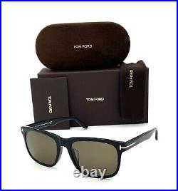 Tom Ford STEPHENSON FT0775 01H Black / Brown Polarized 58mm Sunglasses TF0775