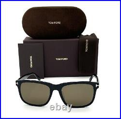 Tom Ford STEPHENSON FT0775 01H Black / Brown Polarized 58mm Sunglasses TF0775