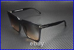 Tom Ford Sabrina-02 FT0764 01B Shiny Black Gradnt Smoke 58 mm Women's Sunglasses Tom Ford Sabrina-02 FT0764 01B Shiny Black Gradnt Smoke 58 mm Women's Sunglasses