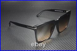 Tom Ford Sabrina-02 FT0764 01B Shiny Black Gradnt Smoke 58 mm Women's Sunglasses Tom Ford Sabrina-02 FT0764 01B Shiny Black Gradnt Smoke 58 mm Women's Sunglasses