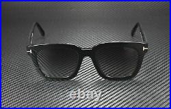 Tom Ford Sari FT0690 01D Shiny Black Smoke Polarized 52 mm Women's Sunglasses