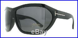 Tom Ford Sedgewick TF402 01A Black/Gold Men's Square Shield Sunglasses