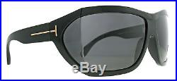 Tom Ford Sedgewick TF402 01A Black/Gold Men's Square Shield Sunglasses