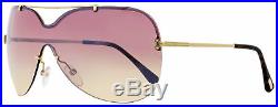 Tom Ford Shield Sunglasses TF519 Ondria 28Z Gold/Havana 0mm FT0519