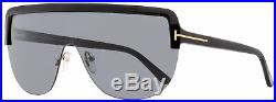 Tom Ford Shield Sunglasses TF560 Angus-02 01A Black/Gold 0mm FT0560