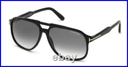 Tom Ford Shiny Black/Gray Gradient FT 0753 01B Raoul Unisex Sunglasses