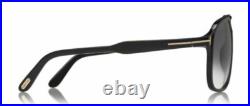 Tom Ford Shiny Black/Gray Gradient FT 0753 01B Raoul Unisex Sunglasses