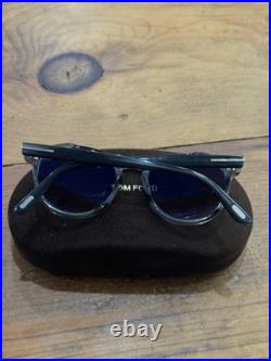 Tom Ford Shiny Striped Grey/Grey Sunglasses