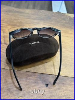 Tom Ford Shiny Striped Grey/Grey Sunglasses