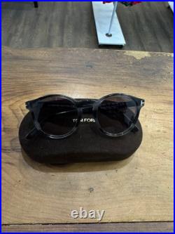 Tom Ford Shiny Striped Grey/Grey Sunglasses