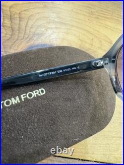 Tom Ford Shiny Striped Grey/Grey Sunglasses