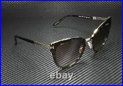 Tom Ford Simona FT0717 52F Dark Havana Gradient Brown 57 mm Women's Sunglasses