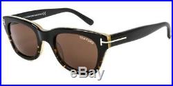 Tom Ford SNOWDON FT 0237 Sunglasses, Dark Havana/Grey Green, 52mm, Men's Wayfarer
